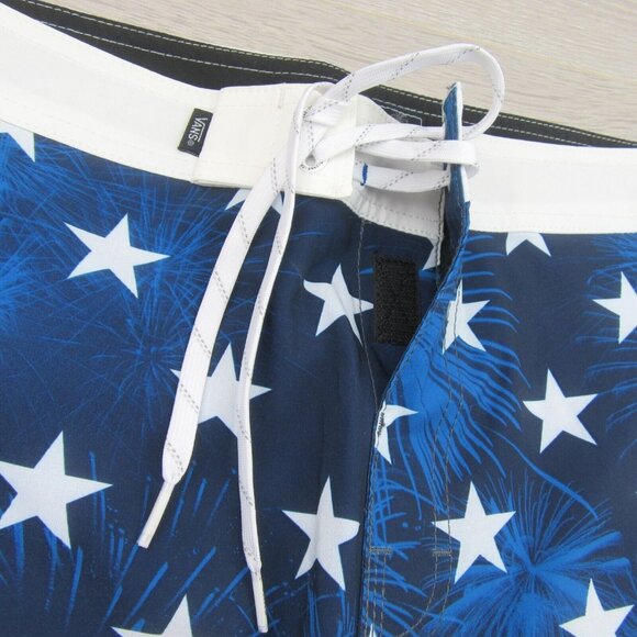 Vans Era USA American Flag Boardshort Swim Trunks Mens Size 30 NEW - Picture 5 of 13